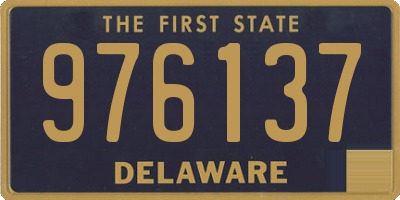 DE license plate 976137