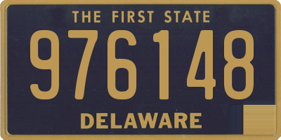 DE license plate 976148