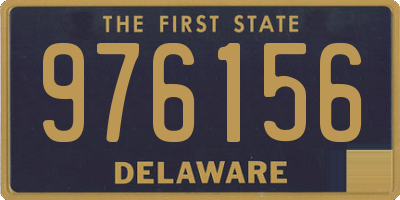DE license plate 976156