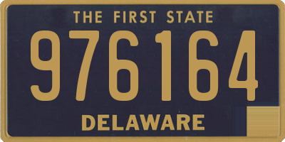 DE license plate 976164