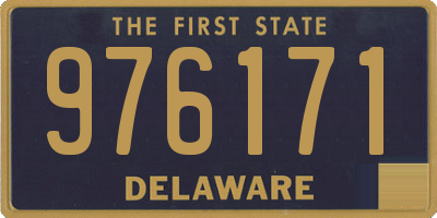 DE license plate 976171