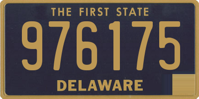 DE license plate 976175