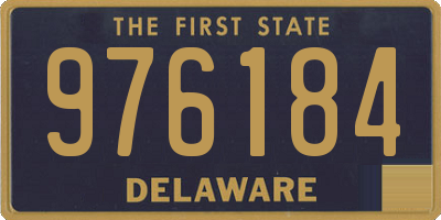 DE license plate 976184