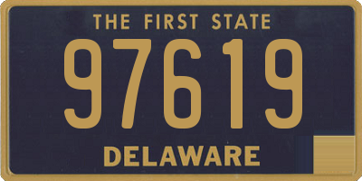 DE license plate 97619