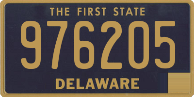 DE license plate 976205