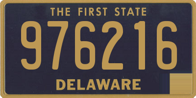 DE license plate 976216