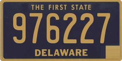 DE license plate 976227