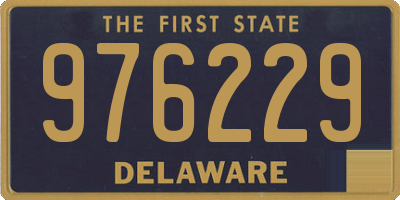 DE license plate 976229