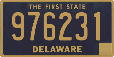DE license plate 976231