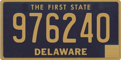 DE license plate 976240