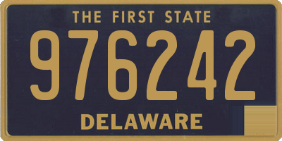 DE license plate 976242