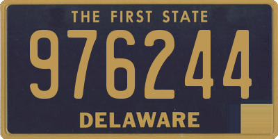 DE license plate 976244