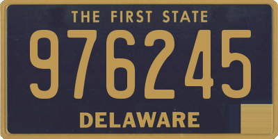 DE license plate 976245
