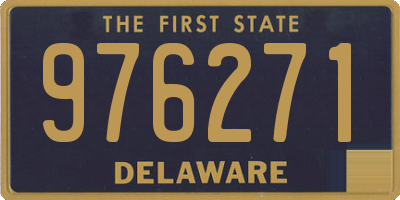 DE license plate 976271