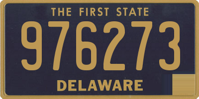 DE license plate 976273