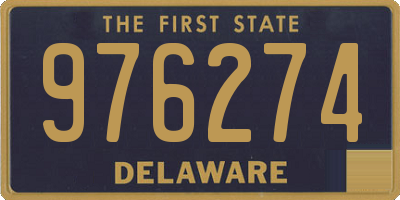 DE license plate 976274