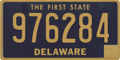 DE license plate 976284