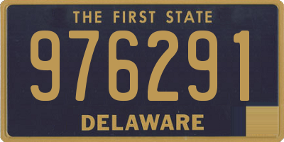 DE license plate 976291