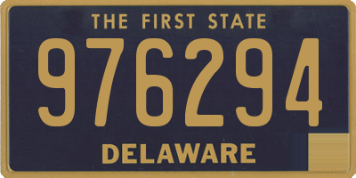 DE license plate 976294
