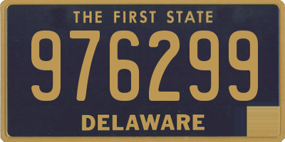 DE license plate 976299