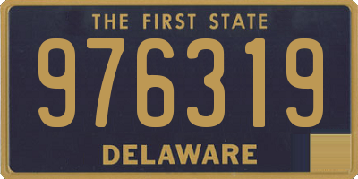 DE license plate 976319