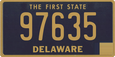 DE license plate 97635
