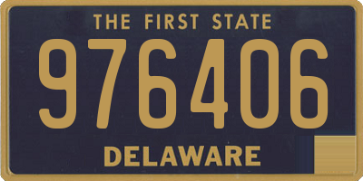 DE license plate 976406