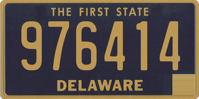 DE license plate 976414