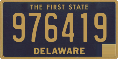 DE license plate 976419