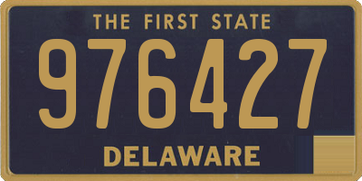 DE license plate 976427