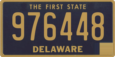DE license plate 976448