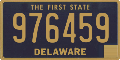 DE license plate 976459