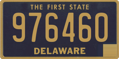 DE license plate 976460