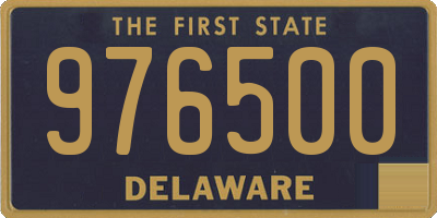 DE license plate 976500