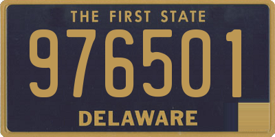 DE license plate 976501