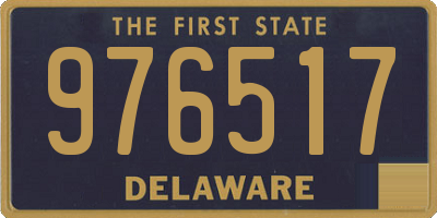 DE license plate 976517