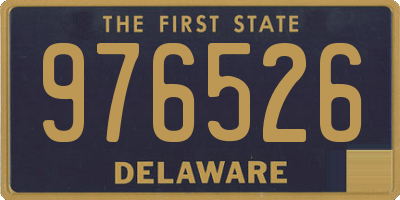 DE license plate 976526