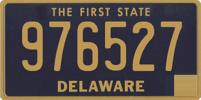 DE license plate 976527