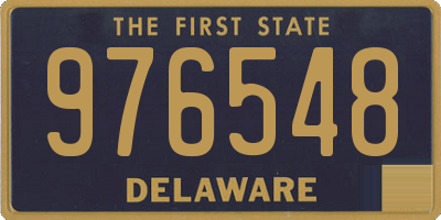DE license plate 976548