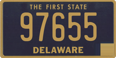 DE license plate 97655