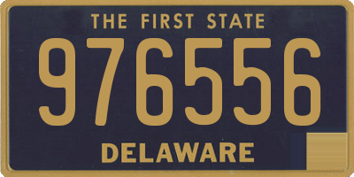 DE license plate 976556