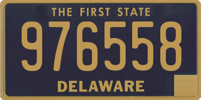 DE license plate 976558