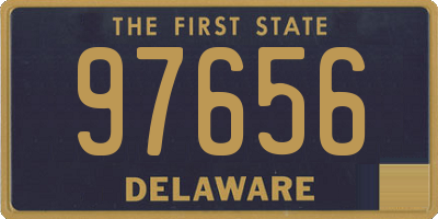 DE license plate 97656