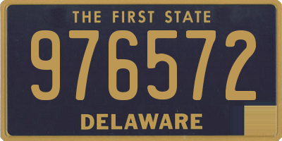 DE license plate 976572