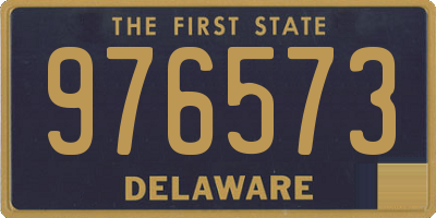 DE license plate 976573