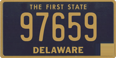 DE license plate 97659