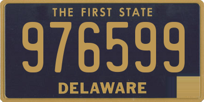 DE license plate 976599