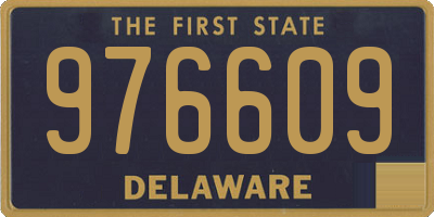 DE license plate 976609