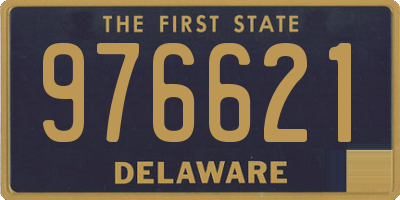 DE license plate 976621