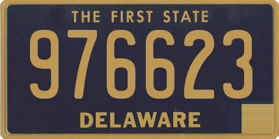 DE license plate 976623